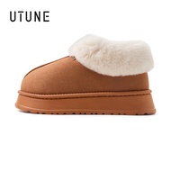 UTUNE Women's Snow Boots - Thick-soled Cotton Lined | Warm & Non-slip Winter Outdoor Footwear