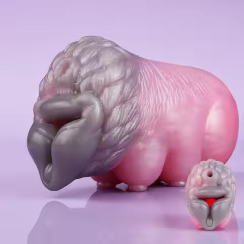 LUUK Daul Channel Pink Siliocne Male Masturbator SexToy Realistic Pocket Pussy Stroker Reusable Prot