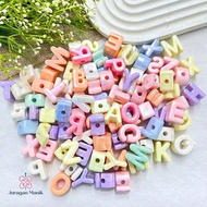 3D LARGE ALPHABET LETTER BEADS - 3D LETTER BEADS CAN CHOOSE
