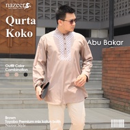 Koko Kurta Premium Quality Adult Men Pakistani Long Sleeve Abu Bakar Series Moslem