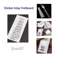 Sticker inlay fretboard fingerboard guitar sticker marker fret markers