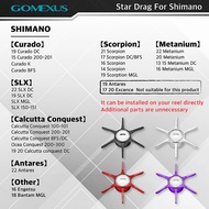 STAR DRAG GOMEXUS FOR SHIMANO ( HEXA DRAG MODEL)