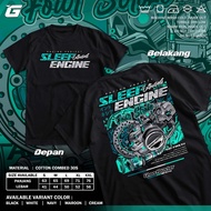 4 Stroke Sleep Engine Enthusiast T-shirt 4 Stroke Racing Distro Shirt Four Stroke 4Stroke Motor Here