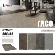 TACO - SPC Flooring 5mm Stone Series SPC Taco Floor/ Click System Cement Motif SPC Click Model Gluel