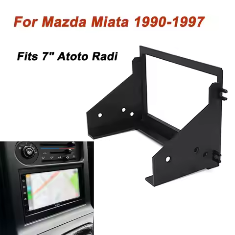 Double Din Head Unit Bezel Radio Frame Decoration Cover For Mazda Miata 1990-1997 Fits 7" Atoto Radi