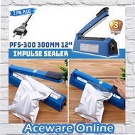 PFS-300 300MM 12" IMPULSE SEALER PLASTIC BAG PACKAGING SEALER MESIN PENUTUP PANAS PENGEDAP BEG PLAST
