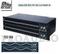 EQUALIZER OVAL BSS FCS960 2x31 BAND 3U FCS 960 / FCS-960
