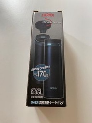 全新膳魔師 350毫升真空保溫瓶(超輕) – 黑色