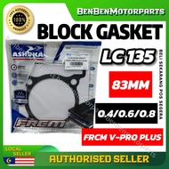 YAMAHA LC135 BLOCK GASKET FRCM V PRO PLUS 83MM 0.4MM 0.6MM 0.8MM BLOK GASKET BESI VPRO PLUS 100% ORI