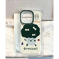 Green Ink Dot Cauliflower Suitable for Apple 17promax Phone Case iPhone16 Huawei mate70pura Xiaomi 1