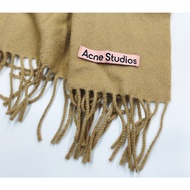 authentic ACNE STUDIOS brown wool scarf