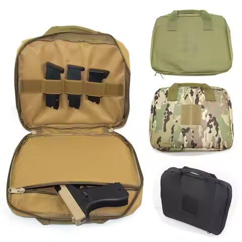 Multifuncional Pistol Case Concealed Carry Gun Pouch Handgun Bag Pack Hand Carrier For GL 1911 G2C M