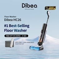 New Launch | Dibea HC26/H8 Cordless Smart Wet Dry Floor Washer & Vacuum Cleaner | 99.9% Sterilizatio