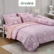 Jessica Tencel T023 คุโรมิ เจสสิก้า ลายลิขสิทธิ์แท้ Sanrio ชุดเครื่องนอน ผ้าปูที่นอน ผ้านวม ผ้าห่ม