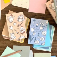 Molita M5 A6 A7 Paper - creamy sweet muted garden - binder paper journaling paper decoration journal