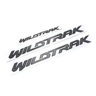 สติ๊กเกอร์ ชุด 3 ชิ้น สติ๊กเกอร์ WILDTRAK เทาเข้ม Set 3Pcs Grey Sticker Decals Wildtrak Ford Ranger 