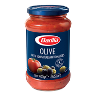 บาริลล่า ซอสพาสต้า ผสมมะกอก 400 กรัม - Olive With 100% Italian Tomatoes Pasta Sauce 400g  Barilla br