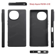 FERZIA - SOFT CASE HP SHARP AQUOS R9 / R9 PRO BLACK SILICONE RING MAGSAVE CASING HANDPHONE