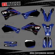 DSMTECH Custom Motorcycle Decal Sticker Graphics Kit For YAMAHA YZ 125 YZ 250 YZ125 YZ250 1996 1997 