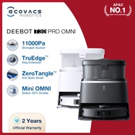 [NEW] ECOVACS DEEBOT T30 PRO OMNI | 11000Pa Suction | TruEdge Mop Extension | 70Deg Washing | ZeroTangle Brush | YIKO