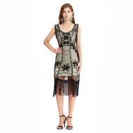 Dress dress Gatsby Retro Sequined dress 1920s Medieval Fringed dress dress