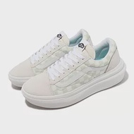 Vans 休閒鞋 Old Skool Over 男鞋 女鞋 厚底 米白 淺綠 增高 麂皮 VN0A7Q5ETDC