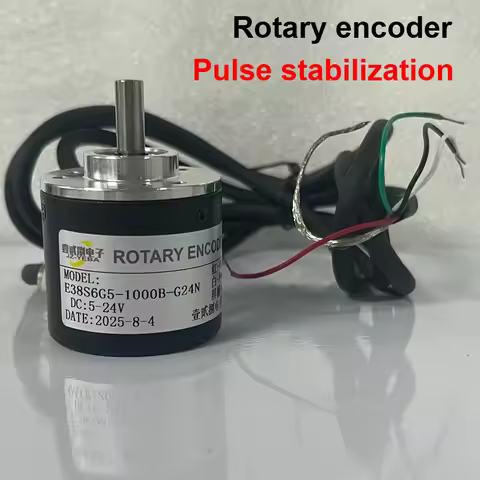 38S6G5 Incremental AB phase photoelectric encoder NPN collector DC 5-24V anti-interference electrica