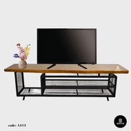 A413. Raintree Solid Wood TV Console Table / Wooden Bench / Storage Bench / TV Bench