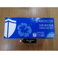 (Bundle of 2 Box)Medicos Sub Micron 4ply Surgical Mask 50pcs floral series