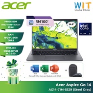 Acer Aspire GO 14 AG14-71M-5529 /AG14-71M-75LG (Intel Core Ultra 5 & Ultra 7/16GB RAM/512GB SSD/14''