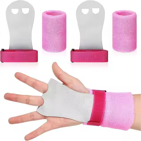 1 set Gymnastics Grips Wristbands Sets for Girls Youth Kids Gymnastic Hand Grips Gymnastic Bar Palm 