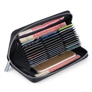dompet lelaki dompet kulit lelaki original dompet lelaki kulit original Genuine Leather Zipper Organ