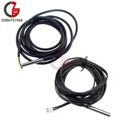 0.5m/1m/2m/2.5m/3m DS18B20 DS18S20 NTC 10K 1% 3950 Waterproof Digital Temperature Sensor Probe NTC T