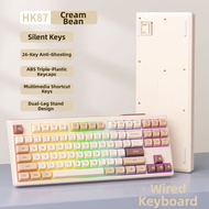 High Aesthetic RGB Silent 87 Key Keyboard
