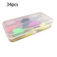 Suitable for Fishing Small Fish 34 Pieces Fishing Accessories and Fake Bait