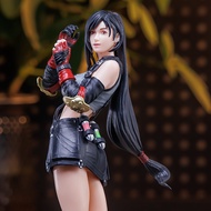 Bandai | ff7 Tifa Tifa Female Fighter Anime Statue Figure Ornaments Small Gifts Room Decorations Chr