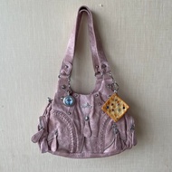 3 crooked angel kiss original y2k hot girl motorcycle bag underarm bag millennium retro niche ancien