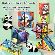 Rubik 3D Variant panda Magic Cube Magic Cube 3D Rubik's Cube Changes Shape to Develop Baby's Brain
