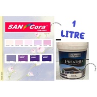 1LITER SANCORA I-WEATHER FOR EXTERIOR / WEATHER PAINT / CAT AIR LUAR