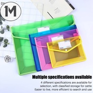 1M A4 File Folder Stationery Storage Folder Waterproof File Organizer Folders PP Bag Portfolio Paper