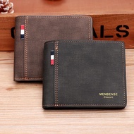 Korean Design Wallet For Men PU Leather Short Fold Wallet Card Holder Pocket Dompet lelaki Money Bag