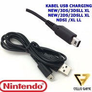 Price USB Power Cable Cord Charger for Nintendo new 3DS DSi NDSi XL