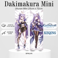 Dakimakura KEQING Genshin Impact Mini Anime Waifu Pillow