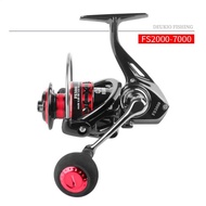 Máy Câu Đứng Kim Loại Deukio FS 2000 Đến 7000 Chuyên Câu Lure - Sanami Fishing