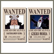 ♚ ▬ ℗ NEW BOUNTY - One Piece Shichibukai / Warlords Wanted Poster