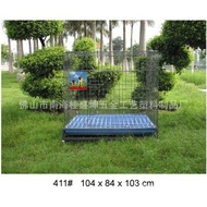 Square Tube Manufacturer Direct Sales A411Large Dog Guishengkun Chassis Folding Wholesale Dog Cage P