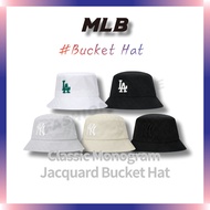 MLB KOREA Classic Monogram Jacquard Bucket Hat 32CPH3111