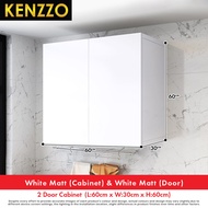 KENZZO ตู้ครัวกระจก ตู้แขวนกระจกผนังห้องครัว ตู้เก็บของ Snow Wall Glass Shelves Kitchen Cabinet