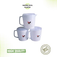 Teko Plastik Ayam Jago 21 Liter / Teko Plastik Murah Ayam Jago