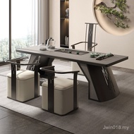 Slate Office Automatic Kung Fu Tea Table Boiling Water Light Luxury Modern Simple Tea Table Chair Hi